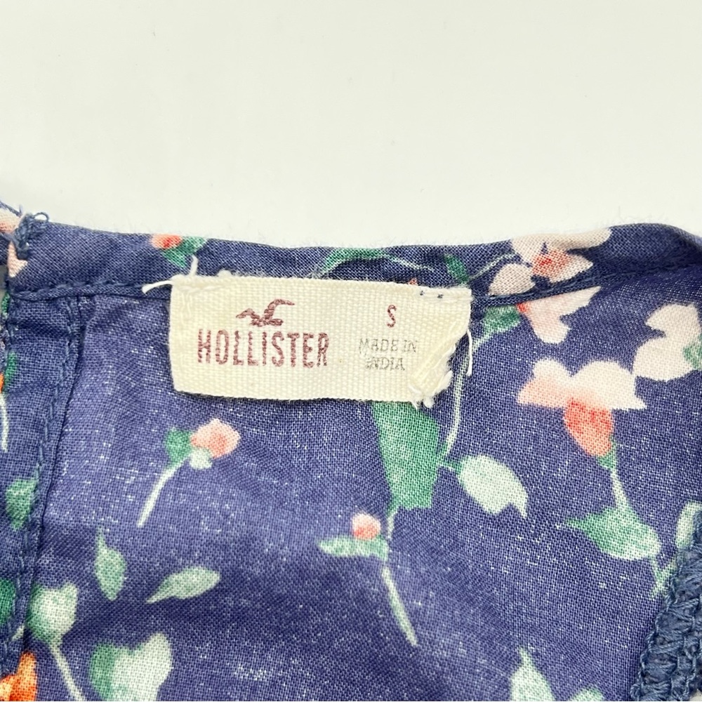 Hollister Floral Lace Tank Top - Purple - Picture 9 of 10